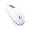 RATÓN GAMING LOGITECH G102 LIGHTSYNC BLANCO 8.000 DPI 6 BOTONES