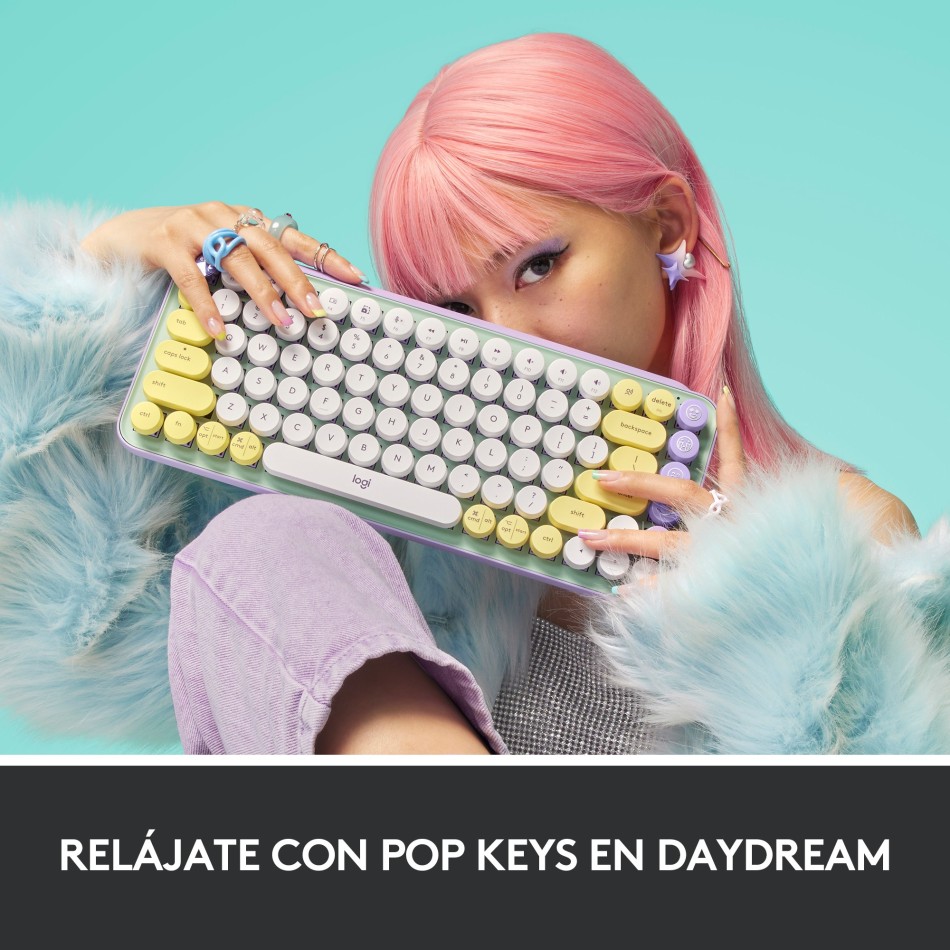 Teclado Bluetooth Logitech POP Keys teclado USB + Bluetooth QWERTY