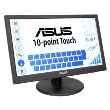 ASUS VT168HR 39,6 cm (15.6") 1366 x 768 Pixeles WXGA LED Pantalla táctil Negro