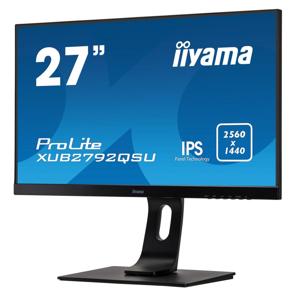 Monitor Iiyama Prolite Xub Qsu B Qhd Hdmi Negro