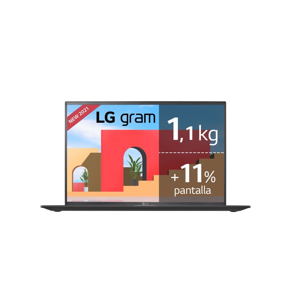 LG gram 16Z90P Windows 10 Home - Portátil ultraligero de 40,6cm (16'')  WQXGA 16:10 IPS (