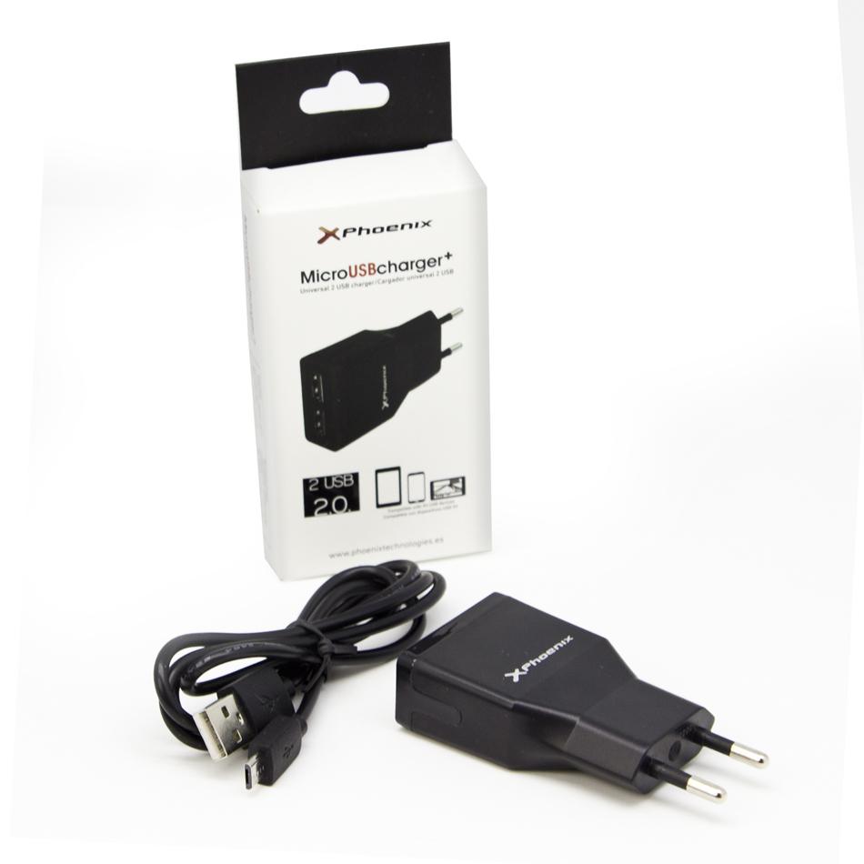 2 Pack Universal Cargador USB de Pared 5V 1A, Cargador de