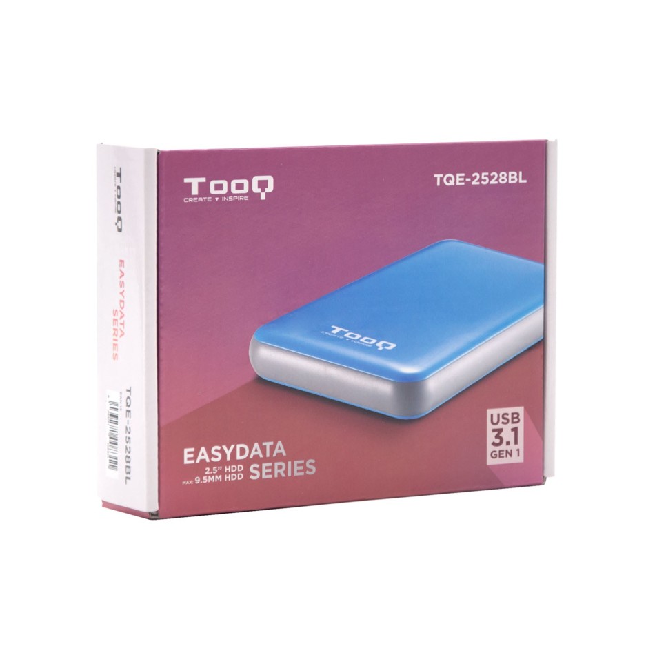 CAJA DISCO DURO EXTERNO 2.5 USB 3.0 TOOQ EASYDATA TQE-2524B