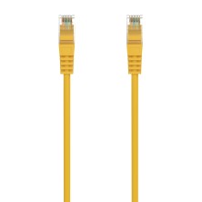 AISENS Cable de Red Latiguillo RJ45 LSZH Cat.6A 500 Mhz UTP AWG24, Amarillo, 3.0M