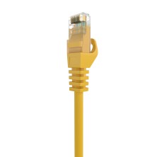 AISENS Cable de Red Latiguillo RJ45 LSZH Cat.6A 500 Mhz UTP AWG24, Amarillo, 3.0M