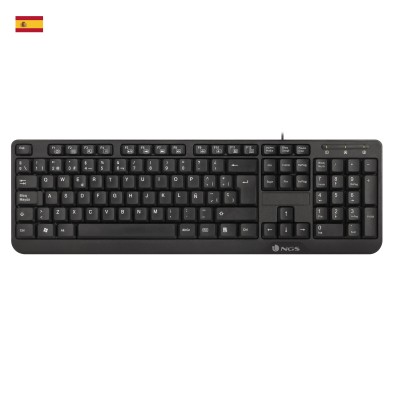 TECLADO NGS FUNKYV3 | MEMBRANA | QWERTY (ESPAÑOL) | NEGRO