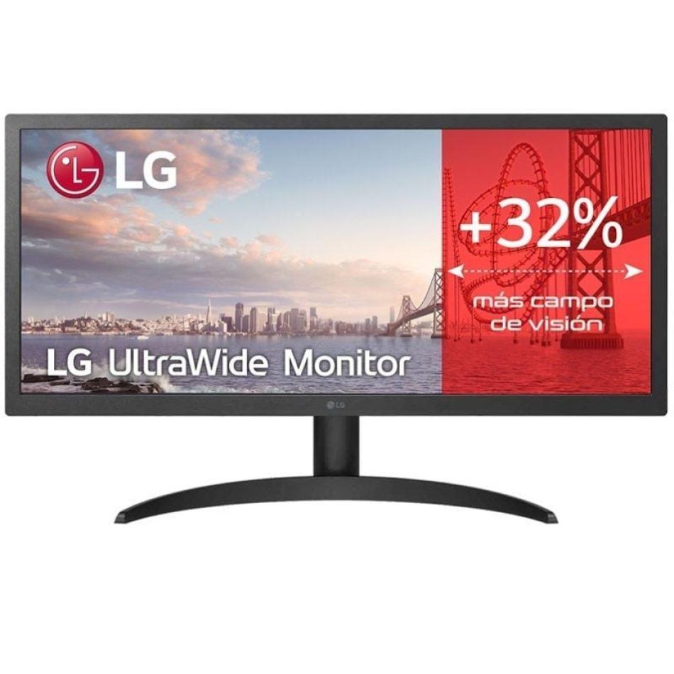 Monitor Ultrapanorámico LG UltraWide 26WQ500-B 25,7'/ WFHD/ Negro