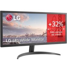 Monitor Ultrapanorámico LG UltraWide 26WQ500-B 25,7'/ WFHD/ Negro