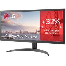 Monitor Ultrapanorámico LG UltraWide 26WQ500-B 25,7'/ WFHD/ Negro