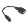 CABLE ADAPTADOR USB 2.0 | SBS | USB A - MICRO USB A | GALAXY | NEGRO | 0.13M