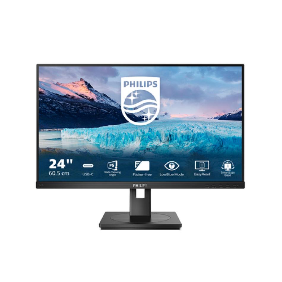 Philips 243S1/00 pantalla para PC 60,5 cm (23.8") 1920 x 1080 Pixeles Negro