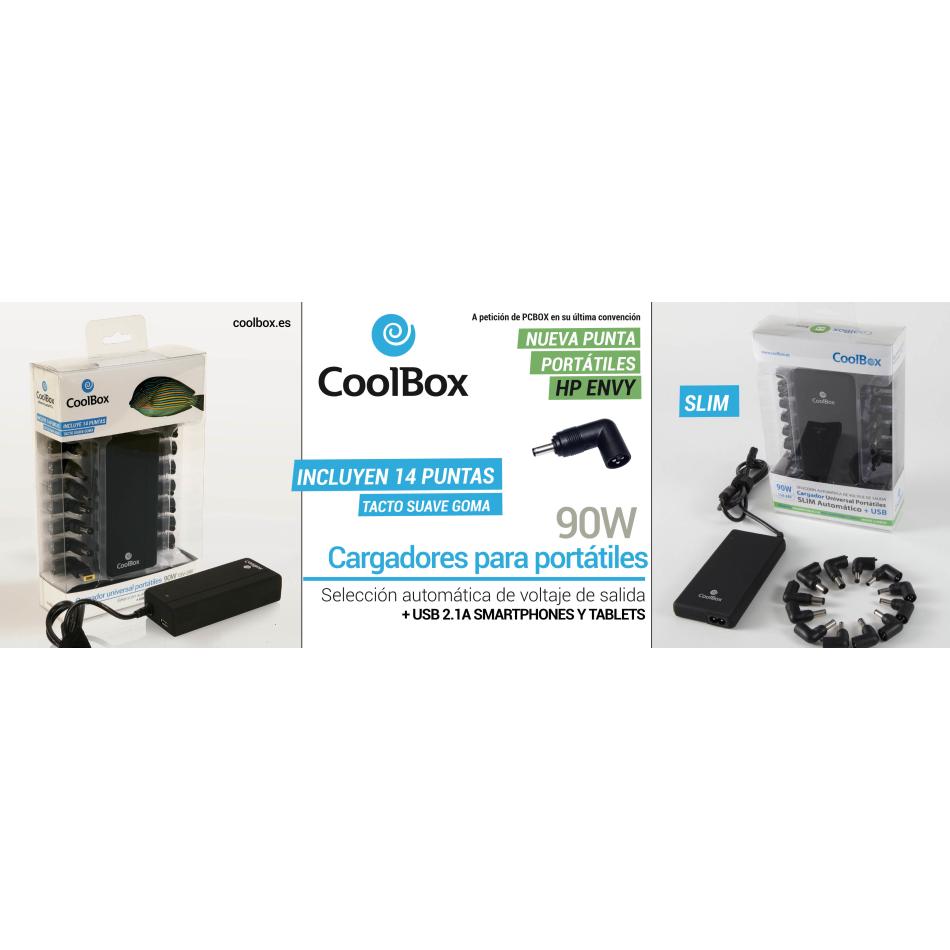 COOLBOX 90W SLIM - Comprar cargador portátil universal