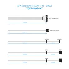 TooQ TQEP-500S-INT unidad de fuente de alimentación 500 W 24-pin ATX ATX Plata