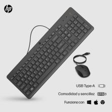 HP Teclado y ratón con cable 150