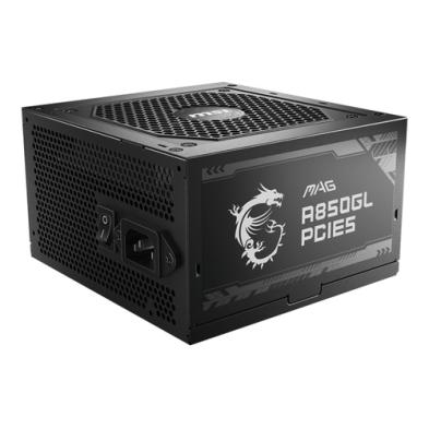 Fuente de Alimentación MSI MAG A850GL PCIE5 | ATX | 850 W | 12 cm | Negro