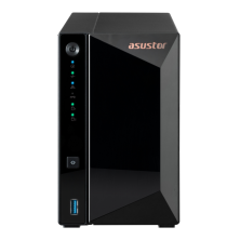 Servidor nas asustor 2 bay quad - core 1.4ghz 2gb ddr4 2.5gbe x1 usb3.2