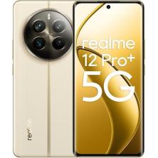 Nuevo Smartphone Realme 12 Pro Plus con 12 GB de RAM y color Beige.