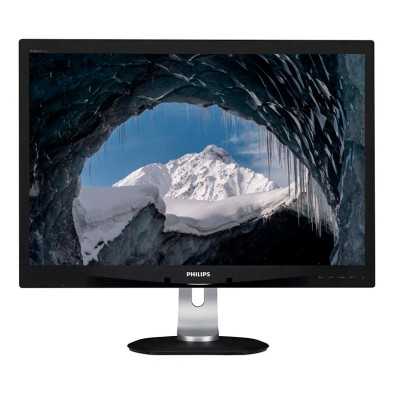 Monitor Philips 240B4Q | 24" | 1920x1200 | FHD | LED | VGA | DP | NEGRO - PLATA