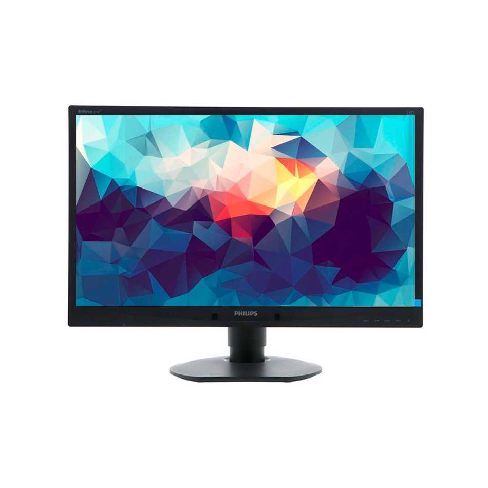 Monitor Philips 241B4L reacondicionado con 24" FHD y altavoces integrados.