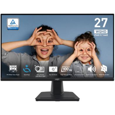 MONITOR MSI PRO MP275Q | 27" | WIDE QUAD HD | NEGRO