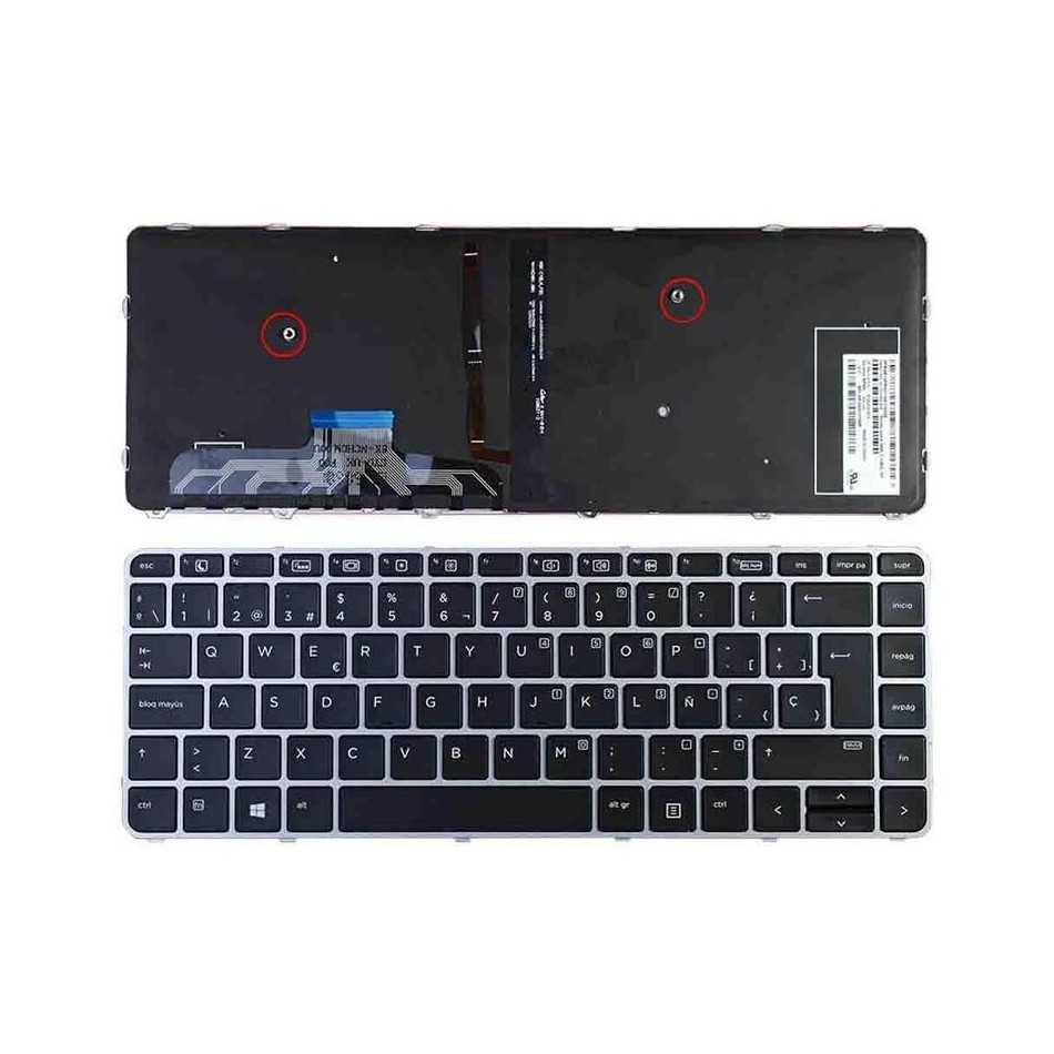 TECLADO PARA PORTÁTIL HP ELITEBOOK FOLIO 1040 G3 PLATA