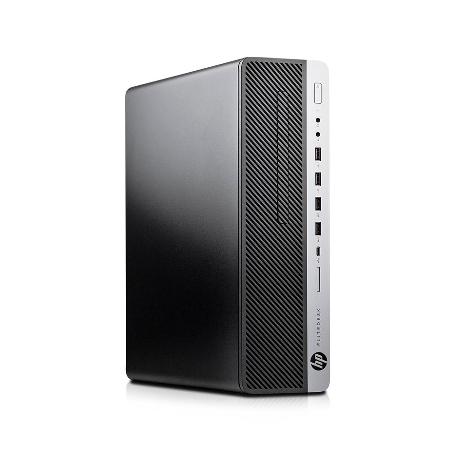 Ordenador de sobremesa reacondicionado HP EliteDesk 800 G4 SFF 8500 con 500 NVMe.