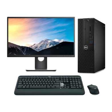 DELL OptiPlex 3050 SFF Core i5 6400 2.7 GHz | LCD | 16 GB | 256 NVMe | WIFI | TEC. Y RATÓN INALAMBRICO | WIN 10 | HDMI | DP