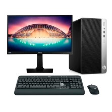 Ordenador completo HP 400 G6 MT 9500 3.0 GHz con Pantalla de 27 | 32 GB | 240 SSD | TEC. Y RATÓN WIN 11