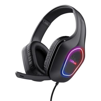 Trust GXT 416 ZIROX Auriculares Alámbrico Diadema Juego USB tipo A Negro