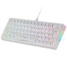 Teclado Gaming Mecánico Mars Gaming MKMINIPRO/ Switch Amarillo/ Blanco