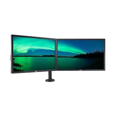 Lote 5 unidades PACK 2 X MONITORES FULL HD DE 24" PARA TU OFICINA | SOPORTE PARA 2 INCLUIDO