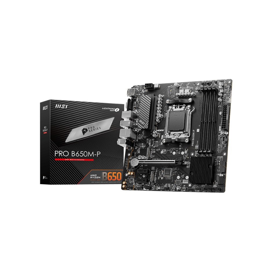 MSI PRO B650M-P placa base AMD B650 Zócalo AM5 micro ATX