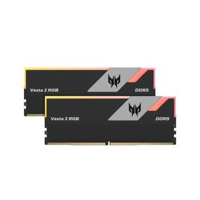 Memoria RAM ACER PREDATOR VESTA2 | 32GB | 6000-1R8-V8 | CL32 RGB NEGRO