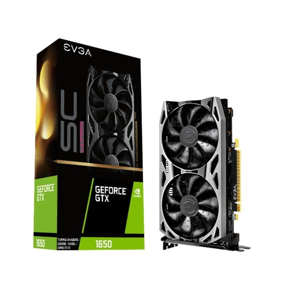 Tarjeta Grafica Evga Geforce Gtx 1650 Sc Ultra Gaming 4gb Gddr6 7 0 Mhz Pci 3 0